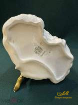 Фарфоровая статуэтка "Балерина поправляет пуанты." Германия. Schaubach Kunst. Шайбах Кунст.