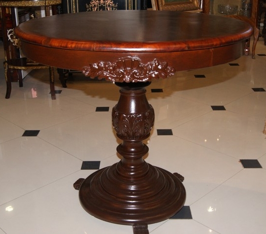 Стол круглый, Российская Империя, XIX - нач. ХХ в.