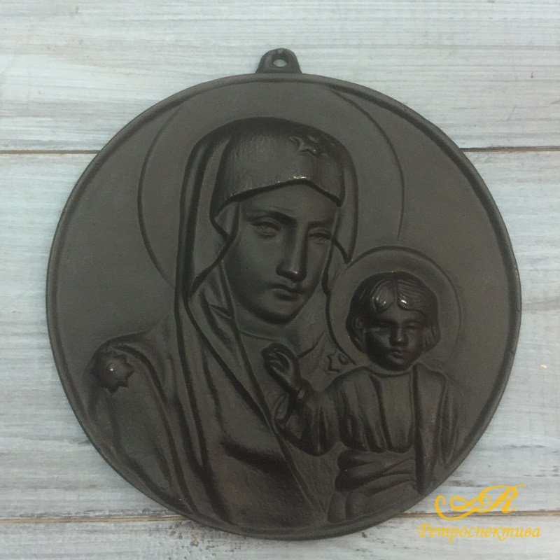 Икона "Казанская Божья матерь", литье Касли.