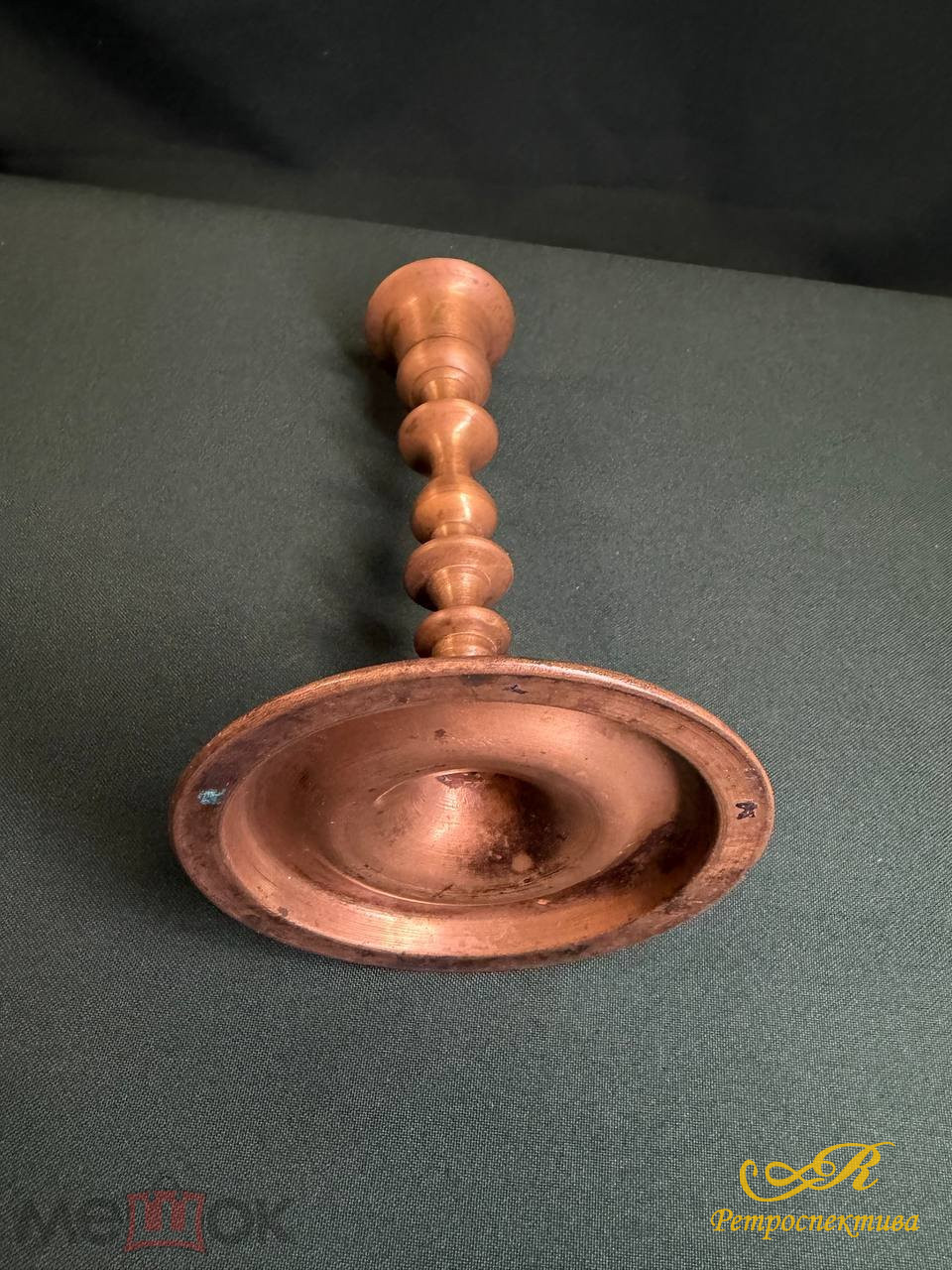 Подсвечник бронза. Российская империя.