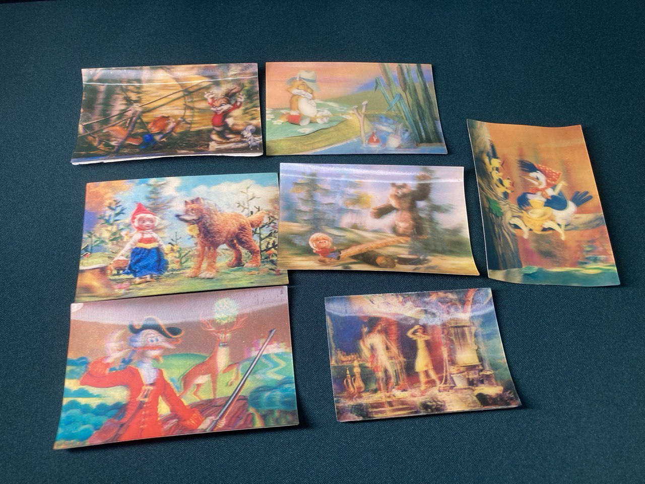 Календарики 3D объемные. 1984- 1991 г.г.