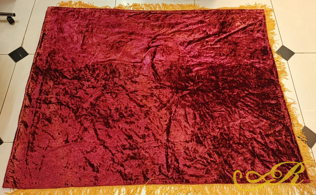  Знамя " Пролетарий Всех Стран Соединяйтесь!"124x158 см. Бархат ,шелк,атлас. 