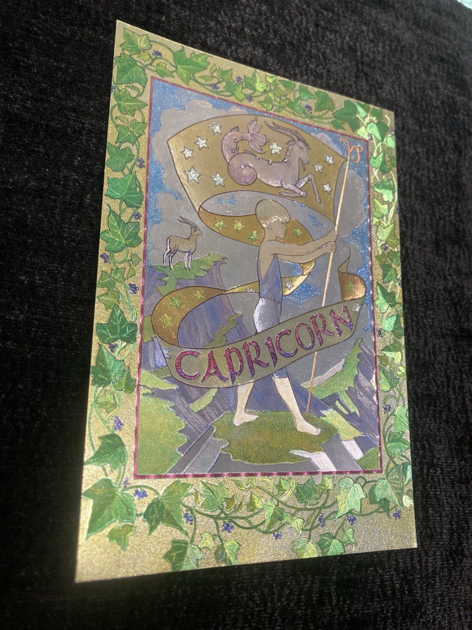 Открытка " Козерог" Англия.