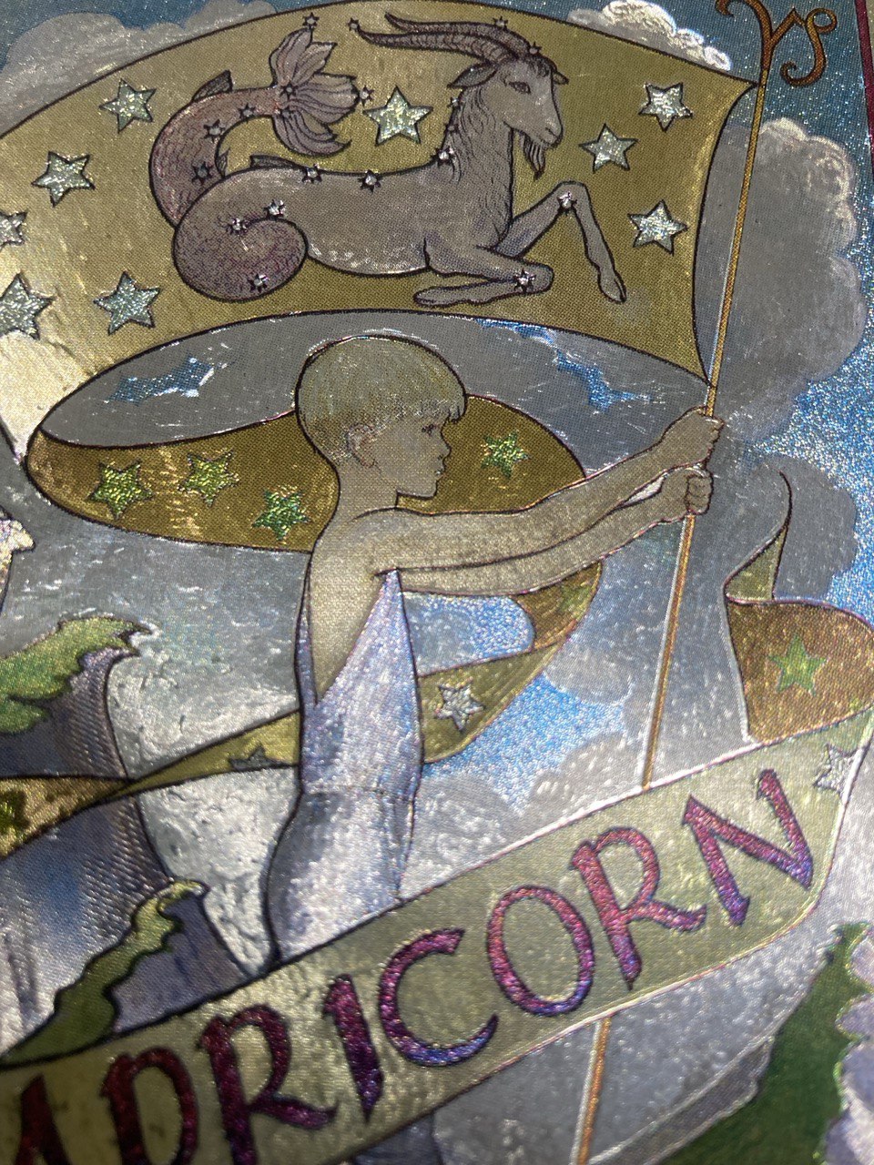 Открытка " Козерог" Англия.