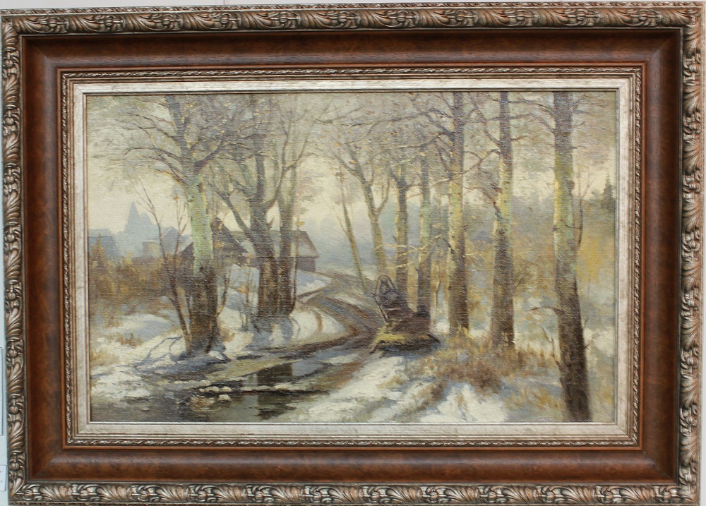 Картина "Дорога в город", Российская Империя кон. XIX - нач. XX в.