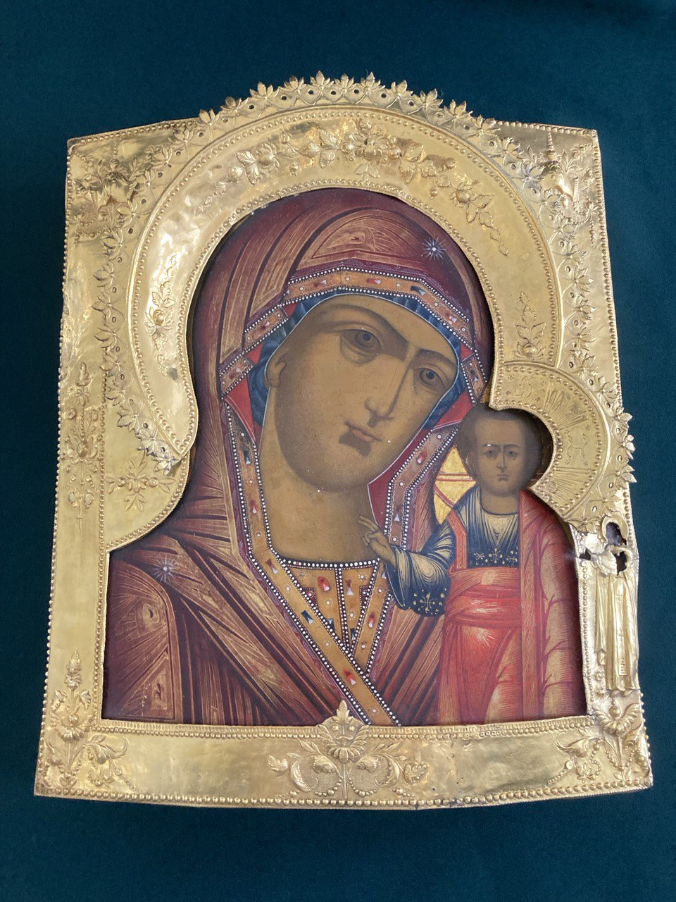 Икона "Казанская Божья Матерь" XIX век, Российская Империя