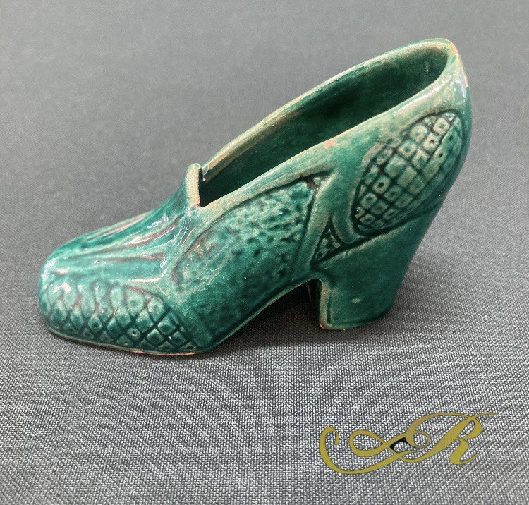 Керамическая туфелька Майолика.