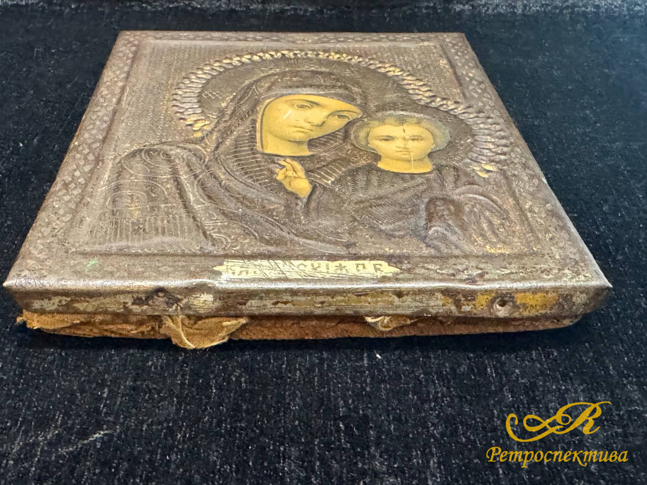  Икона Казанская Божия Матерь, жако, прокат печать Москва, конец XIX начало ХХ.