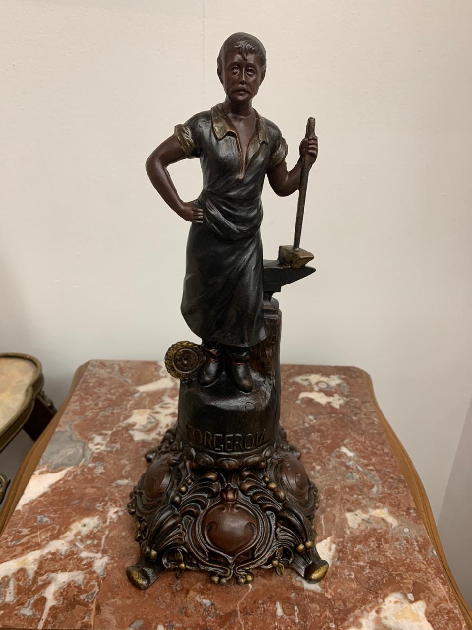 Скульптура "Forgeron", Франция кон. ХIХ в.