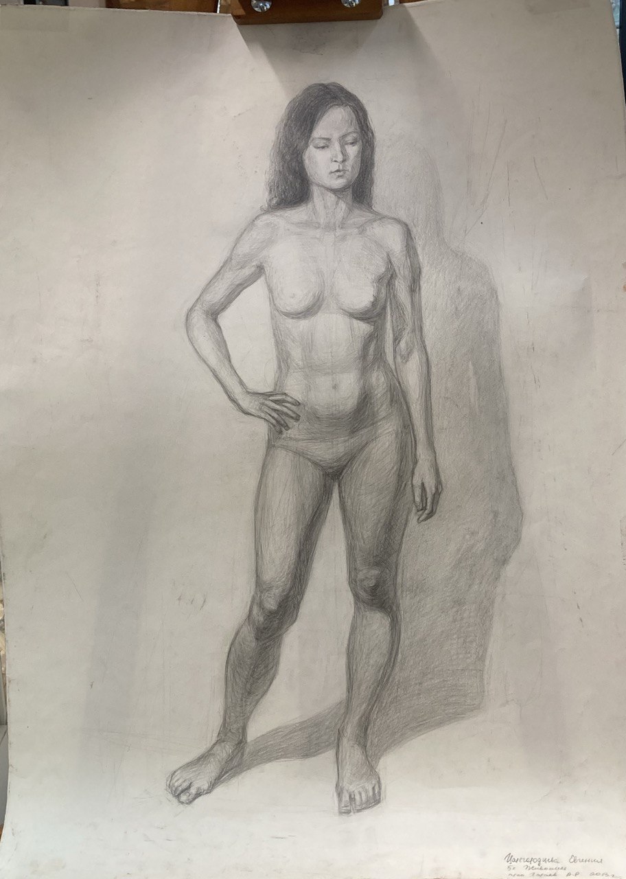 Рисунки студентов. Каждый по 250 руб. Десять шт.