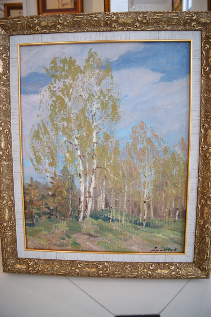 Картина "Начало мая", худ. Ананьев Ю.А., 1983г.