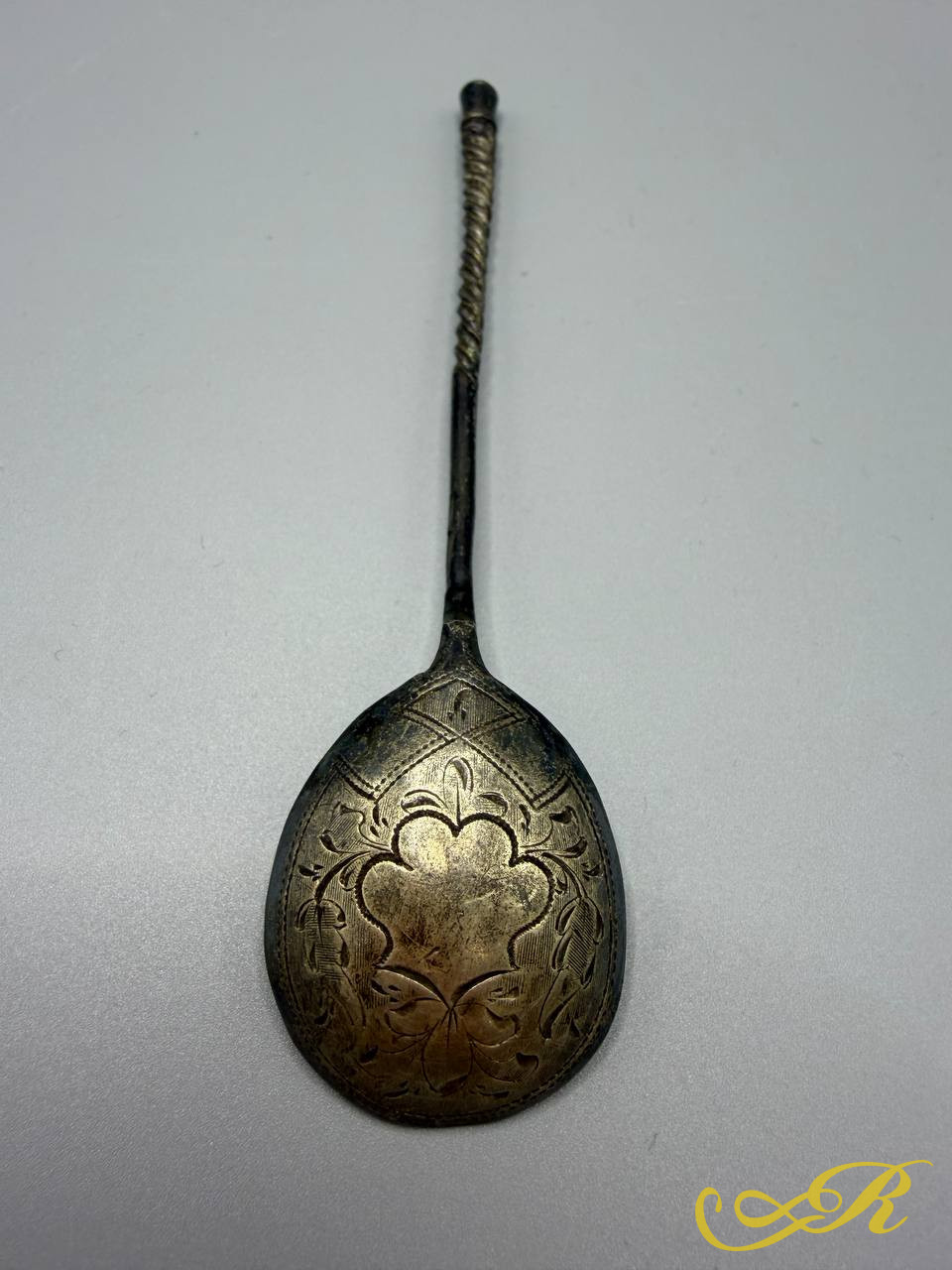 Серебряная ложка, 84 проба, Российская империя, 13 гр