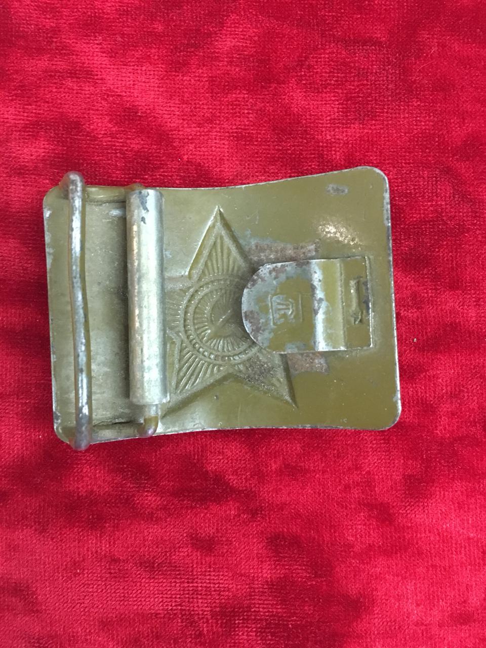 Бляха звезда "серп и молот", материал сплав.