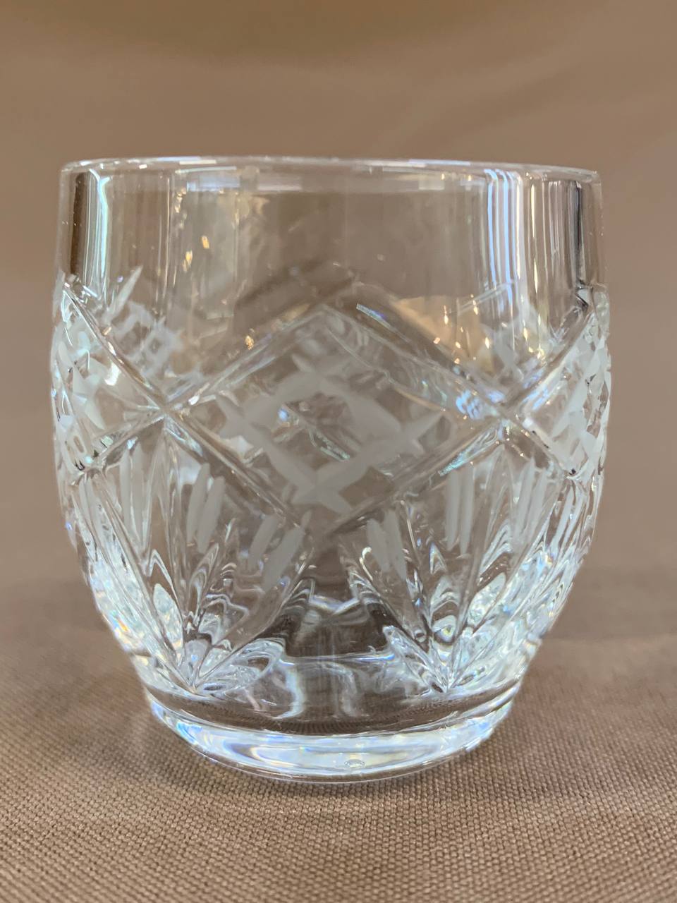 130. Стопка СССР, хрусталь, резьба, "Гусь хрустальный", высота 50 мм, объем 50 мл