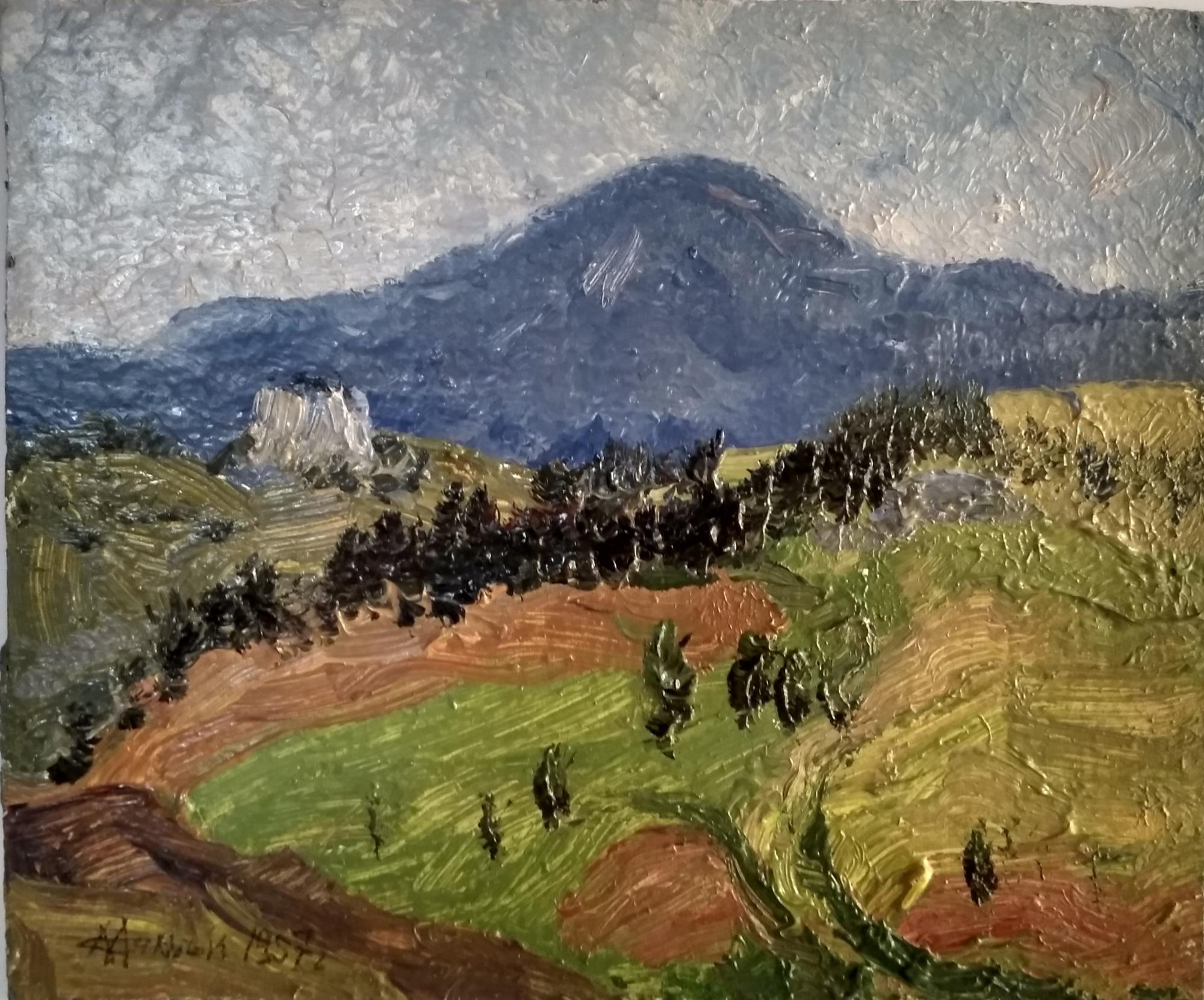 Летние поля, Салмин М.А., 1957 г.