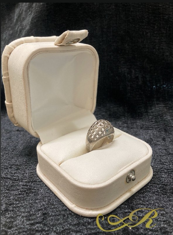 Кольцо серебряное женское