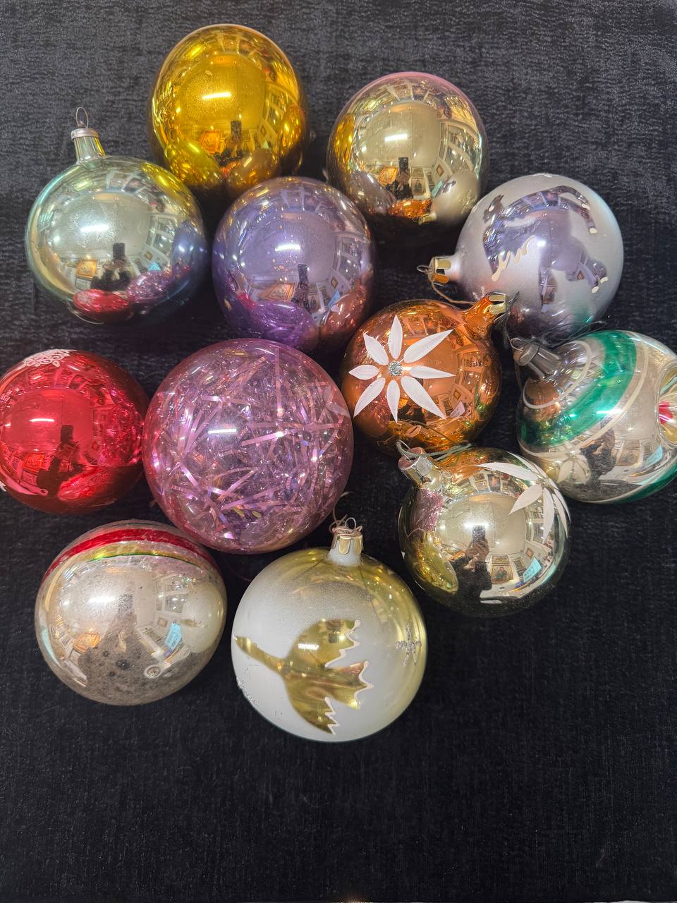 Елочные шары СССР