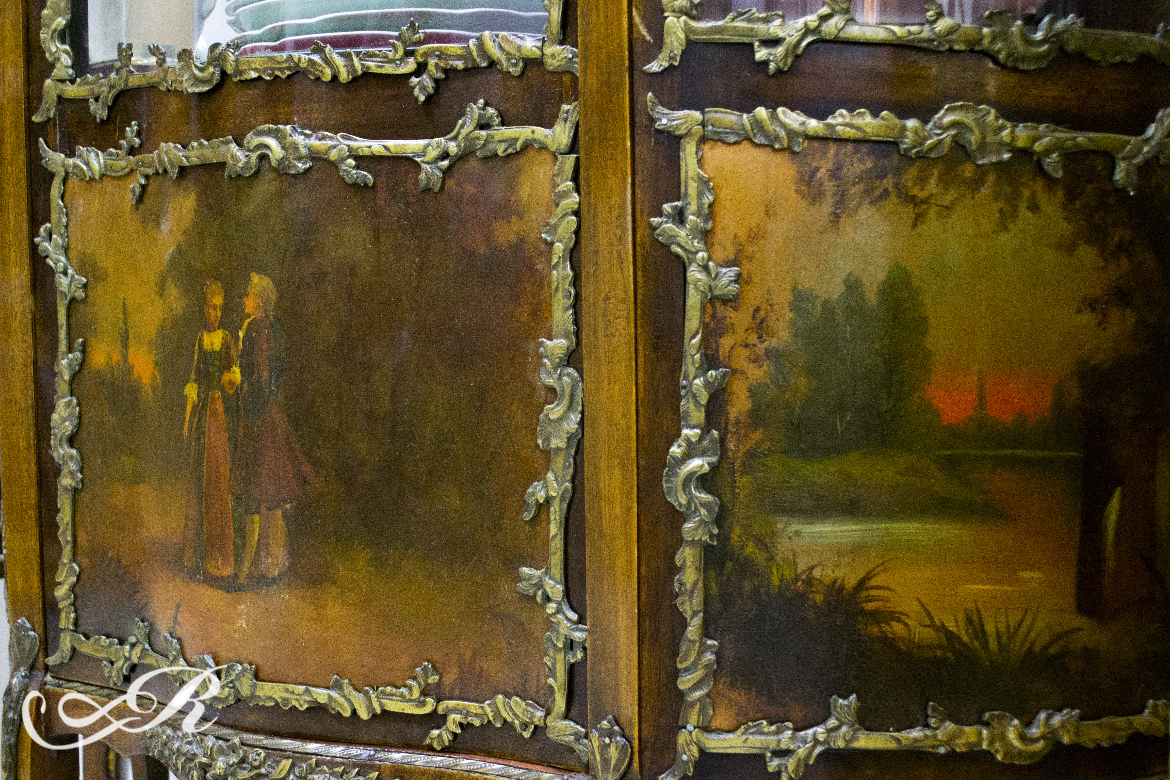 Витрина в стиле Людовика XV - го, Европа, ХIХ век.