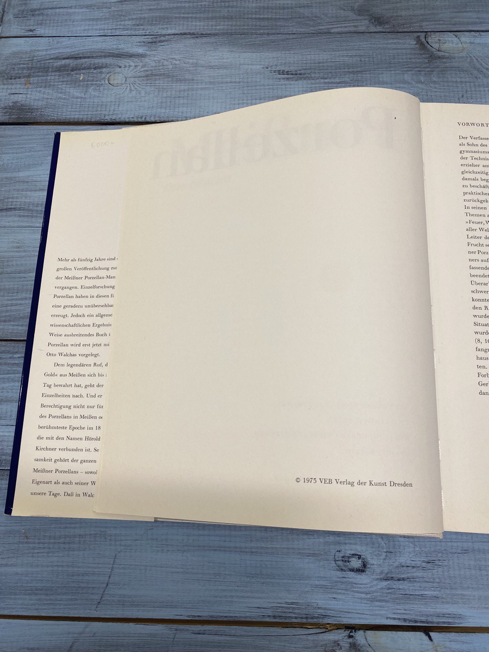 Книга " Meisner Porzellan", 1973