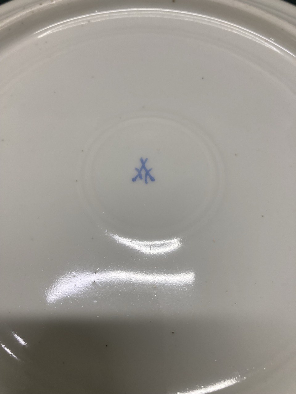 Фарфоровая тарелка декоративная. Германия. Мейсенский фарфор. До 1917 г.