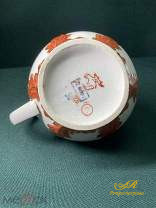 Фарфоровый молочник " Барбарис" Дулево. 1954 -1965 г.г. СССР.