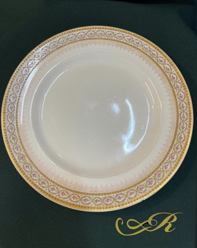 Фарфоровая сервировочная тарелка   до 1945 г.  Богемия (Чехия)  " Pirkenhammer "
