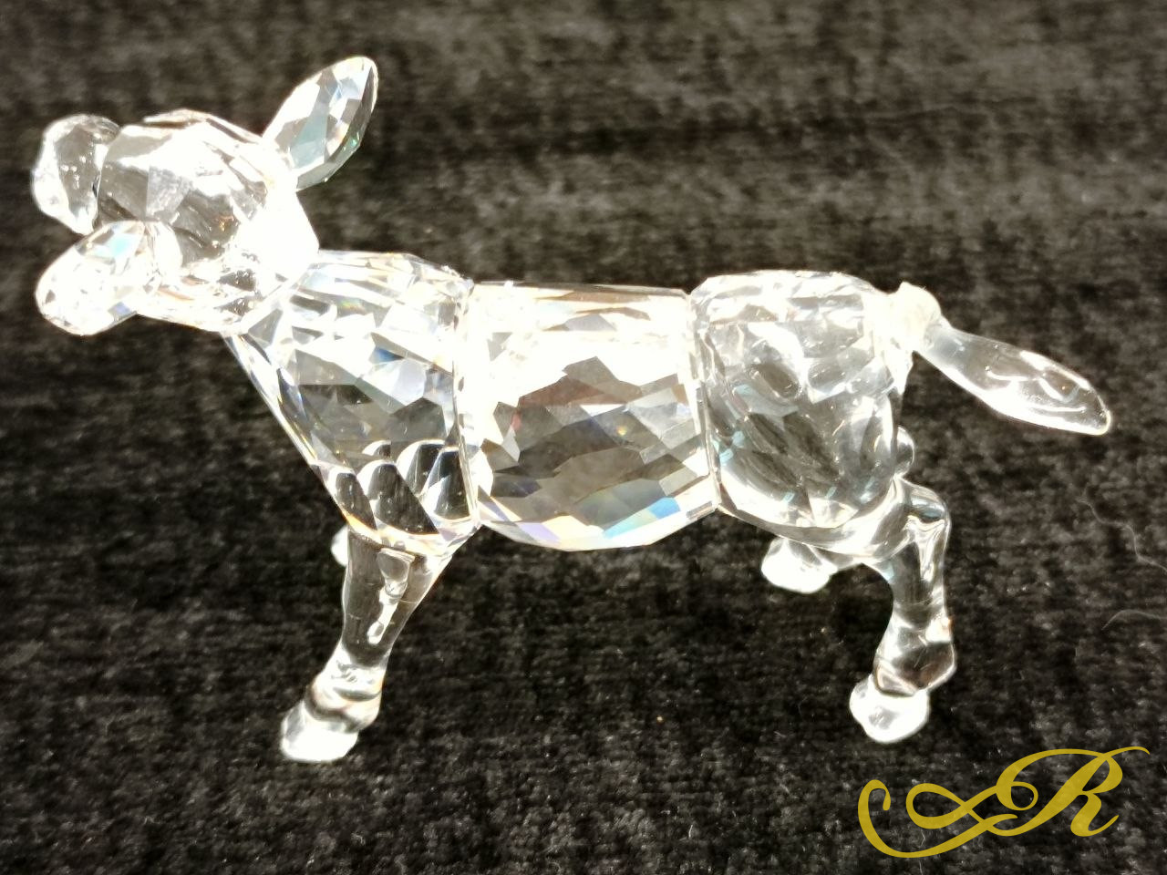  Swarovski бычок. Клеймо. Хвостик пайка В-42 мм,Ш-70 мм.