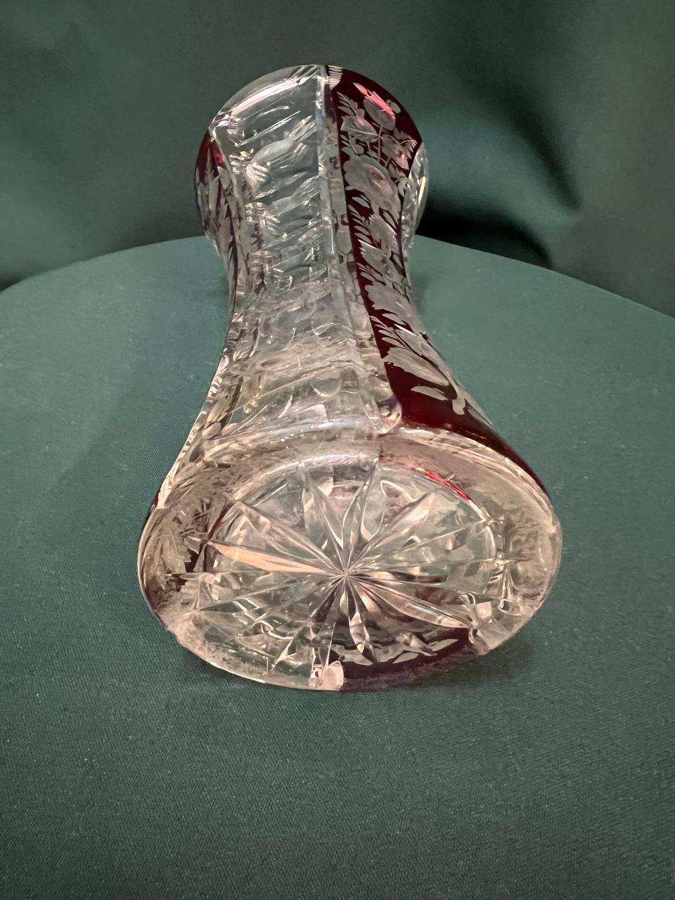 Ваза хрусталь СССР, середина XX века