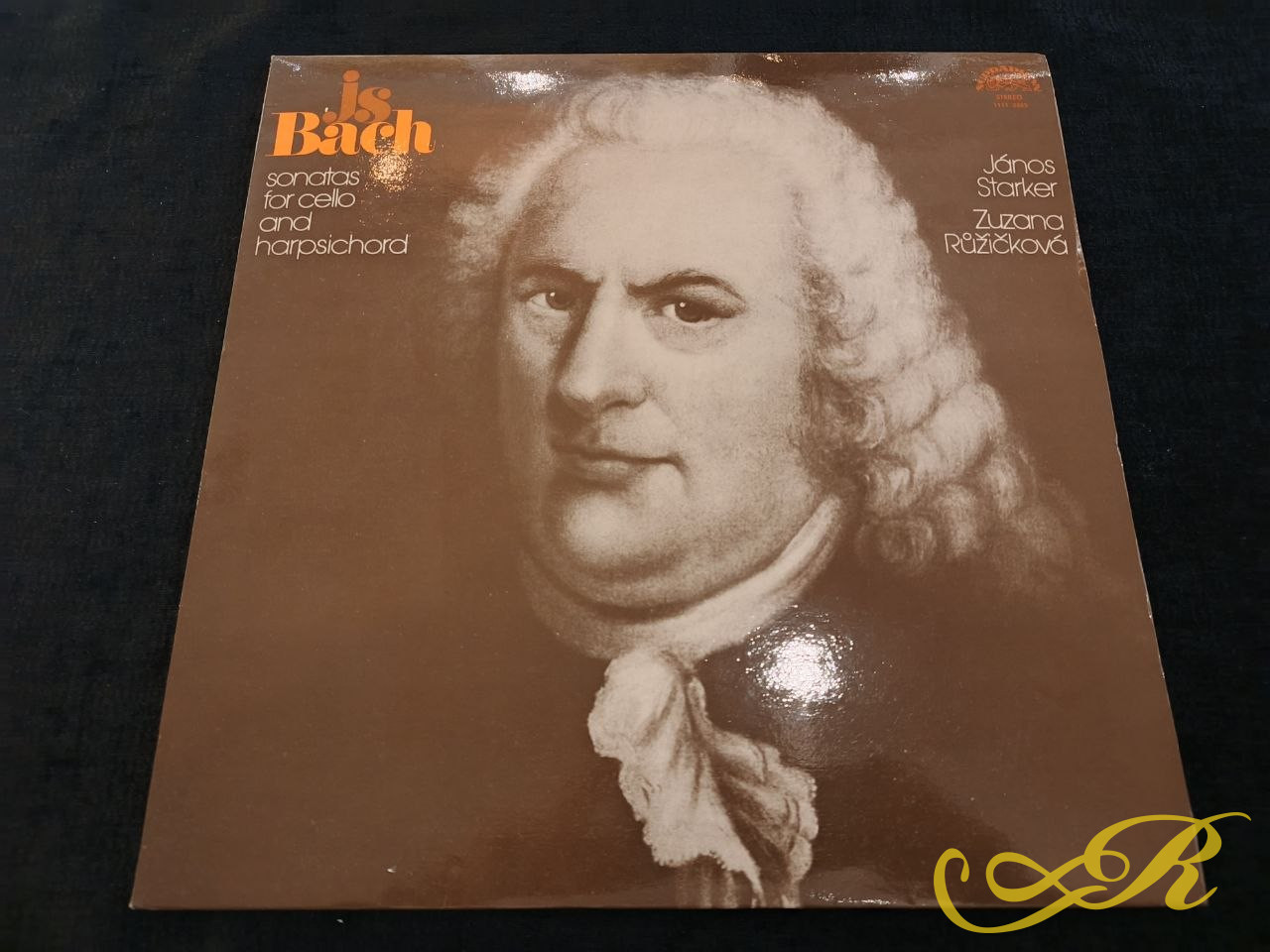  Js.Bach – сонаты для виолончели и клавесина.  János Starker- виолончель, Zuzana Růžičková – клавесин. Чехословакия.