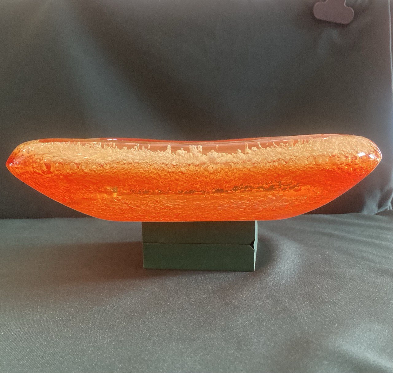 Ваза оранжевая пластиковая. СССР 50 - е г.