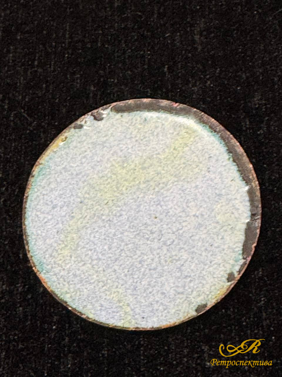 Икона Господь Саваоф. Финифть. Начало XX века.