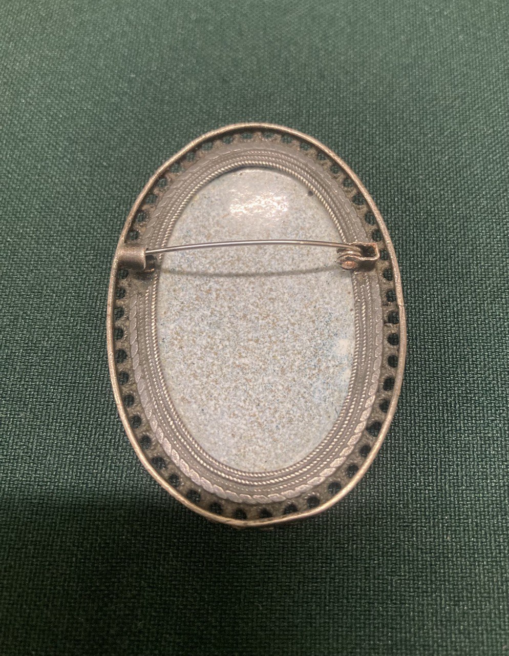 Брошка. Финифть , мельхиор. СССР