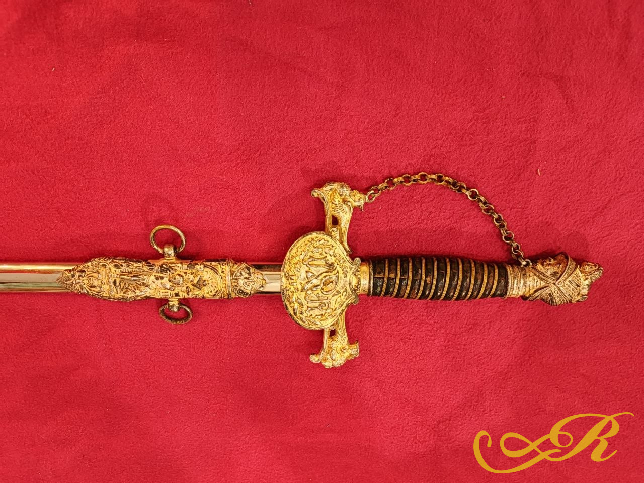  Сабля 94 см Европа FCB голова рыцаря со львом 