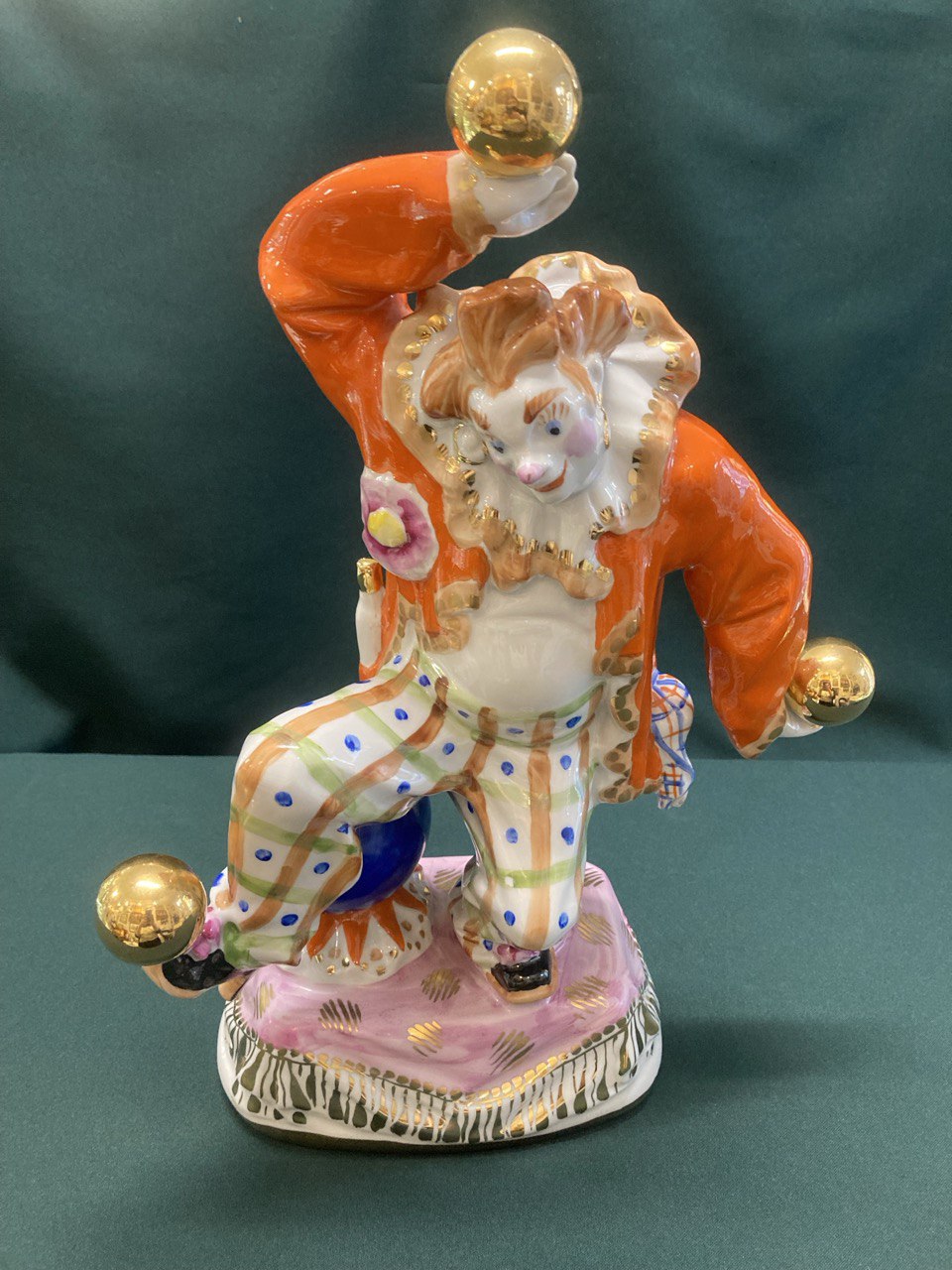 Клоун с шарами. Вербилки. СССР