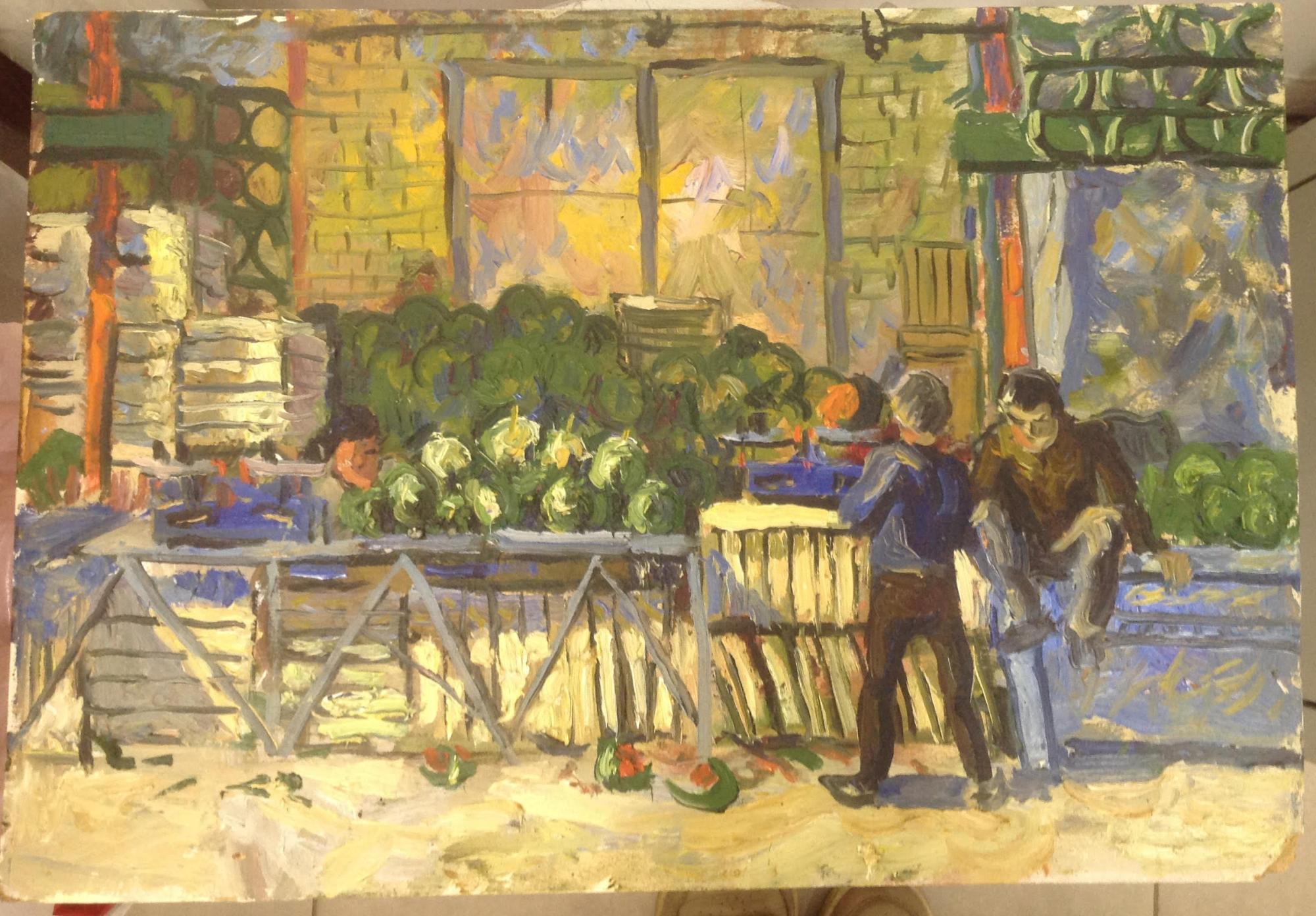 Картина "Колхозный рынок"