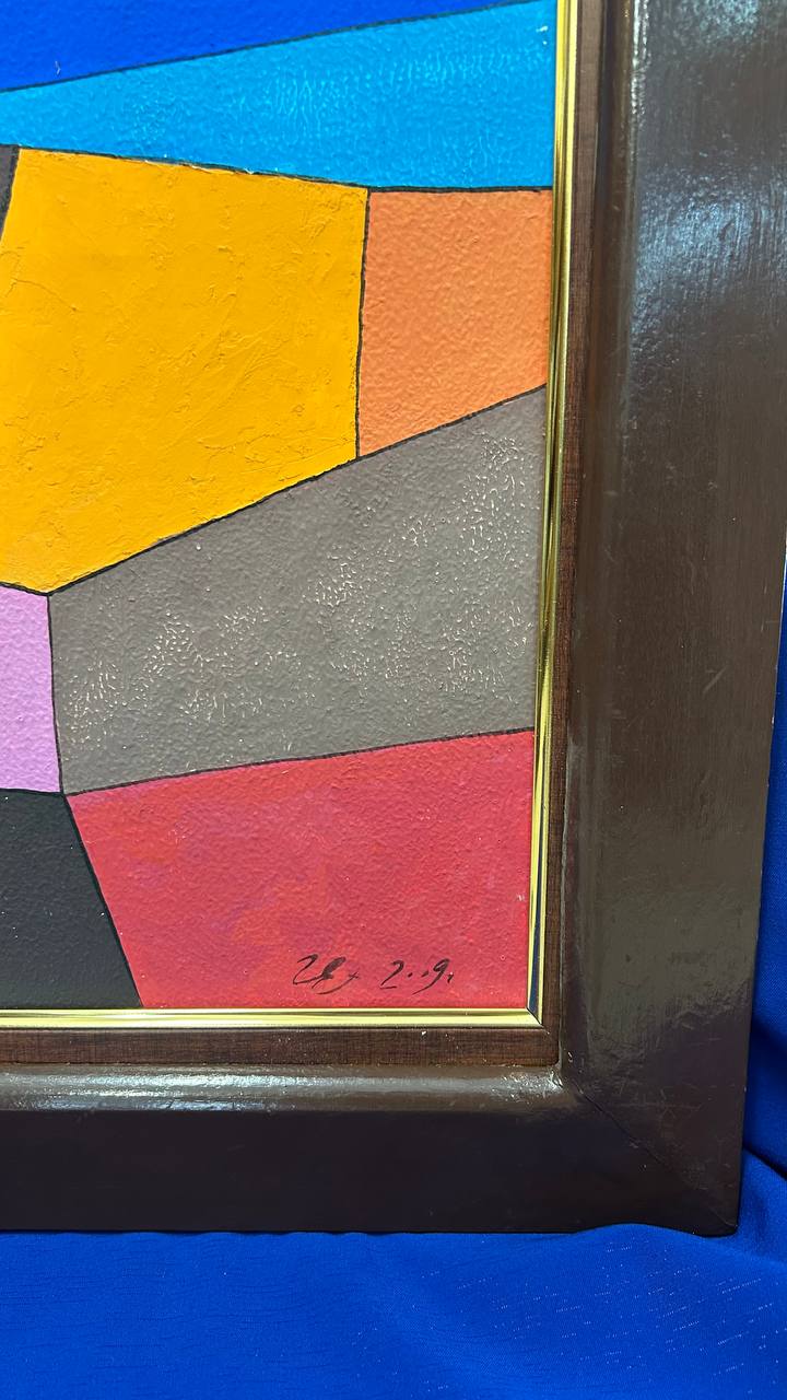 Картина "Биплан" художник Голубцов Е.Г. 2009 г.