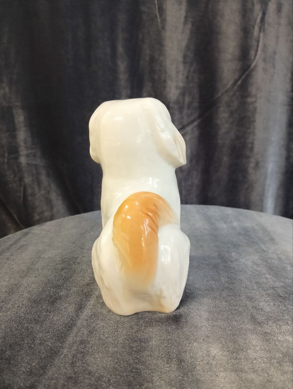 Пекинес светлый ЛФЗ, фарфор, 13,5 см