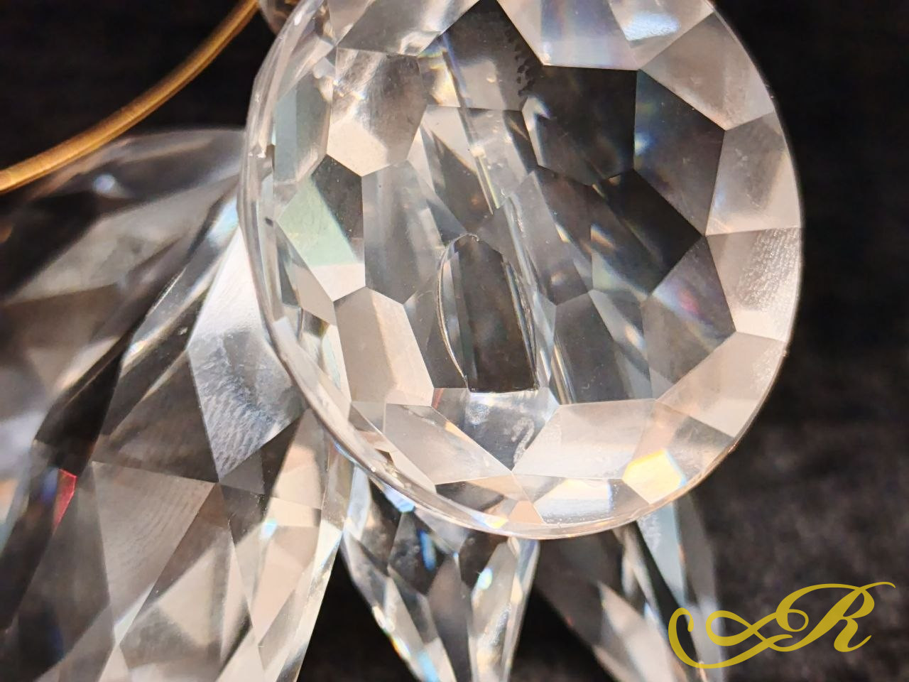  Swarovski Стрекоза. Оригинал. Оригинальная хрустальная фигурка. Клеймо. В-5 см. Ш-5,3 см.