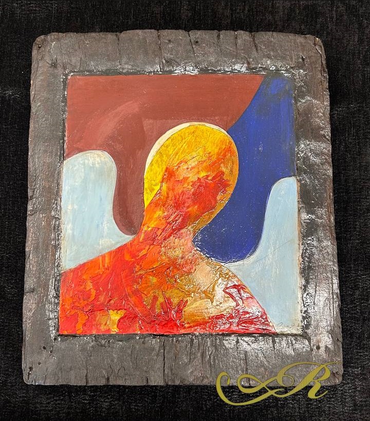 Картина-икона "Ангел", художник Голубцов Е.Г.