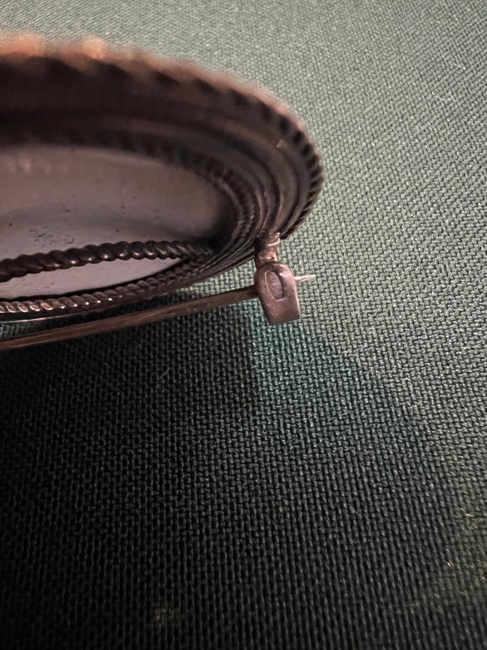 Брошка финифть, серебро 925 пр. 12,9 гр. СССР.