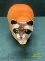 Фарфоровая фигурка " Енот" ЛФЗ 1970 - 1991 г.г. СССР.