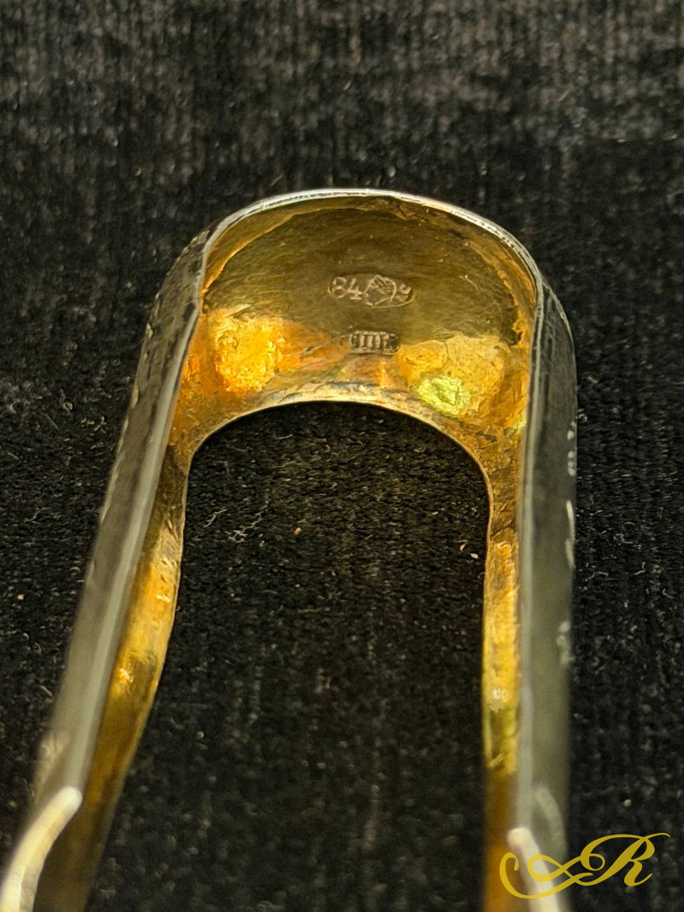 Серебряные щипчики для сахара 84 пробы, Российская империя, конец XIX — начало XX века