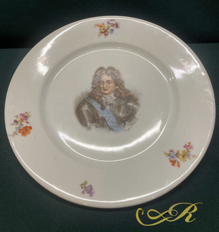 Фарфоровая тарелка декоративная. Германия. Мейсенский фарфор. До 1917 г.