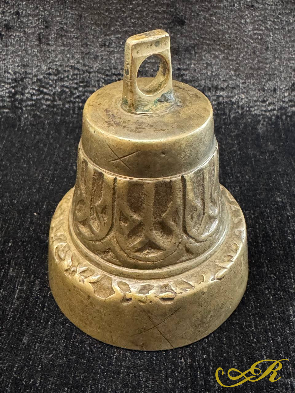  Старинный бронзовый колокольчик,19 век. 