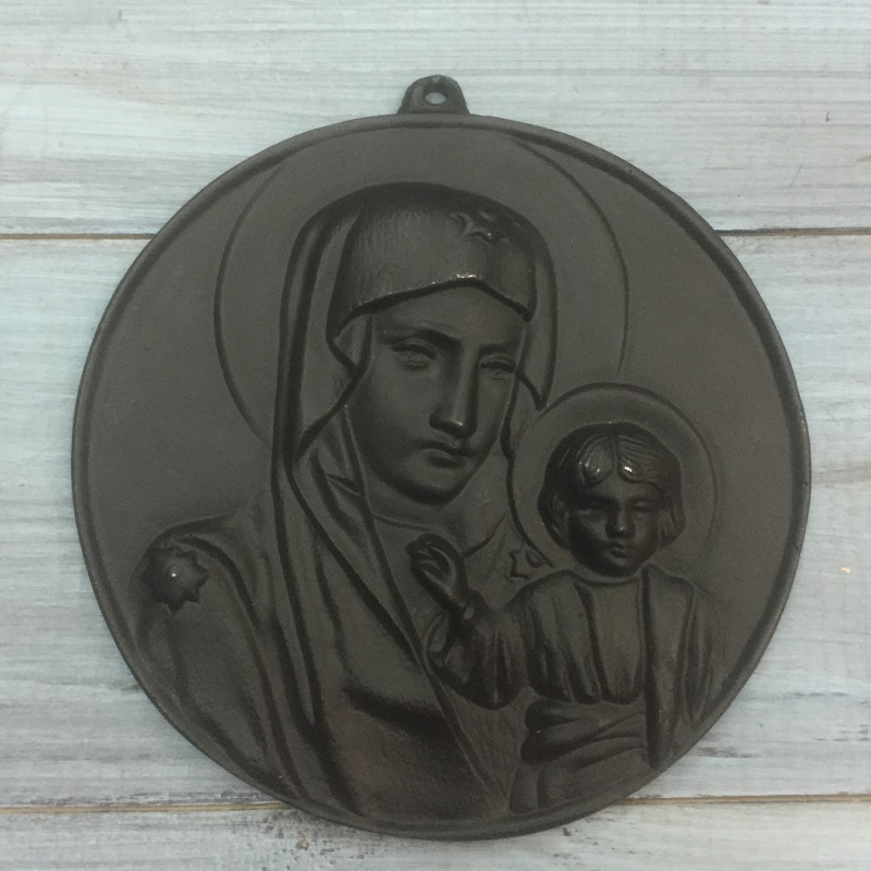 Икона "Казанская Божья матерь", литье Касли.