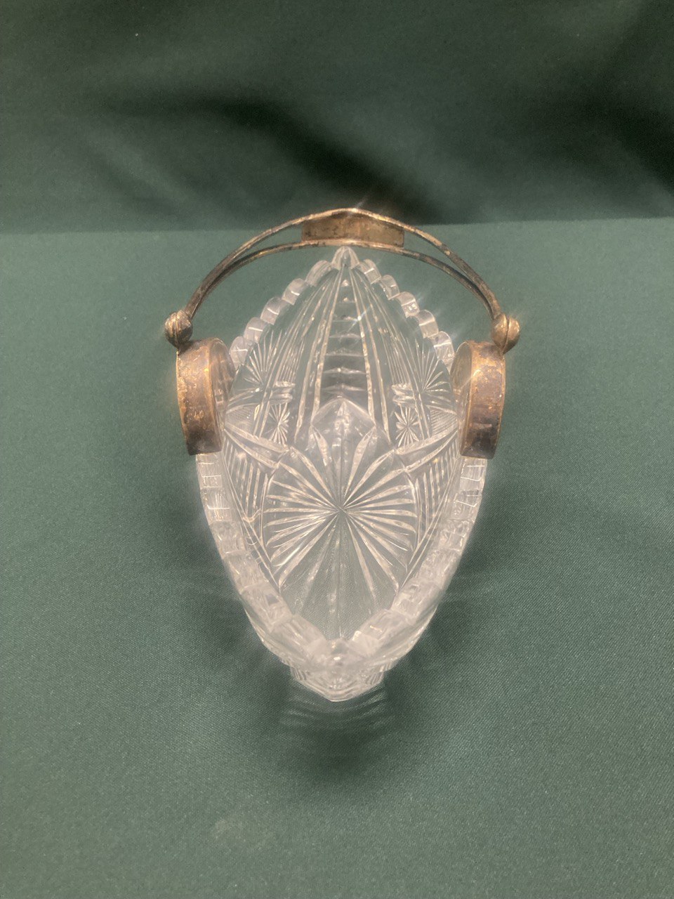 Ваза с серебряной ручкой.СССР.