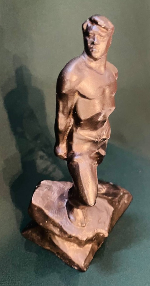 Скульптура "Муса Джалиль", латунь, бронза,