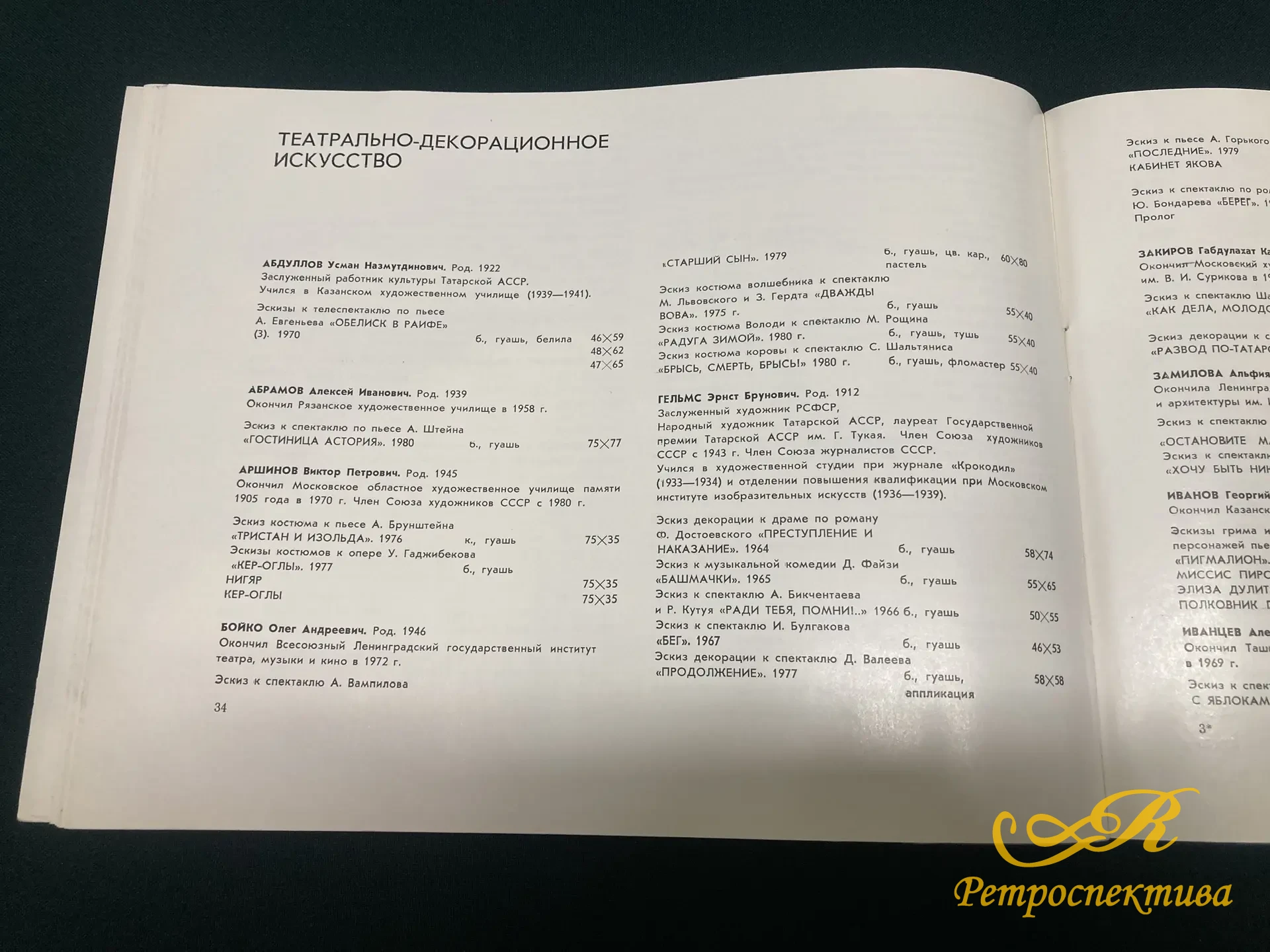 Каталог. Выставка произведений художников Татарии. Казань 1980 г.