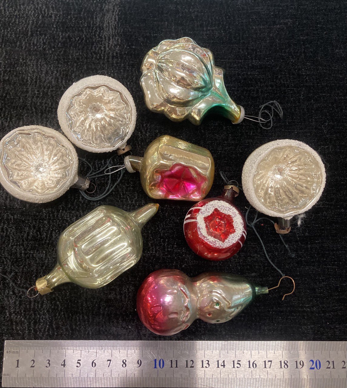 Игрушки елочные из СССР.