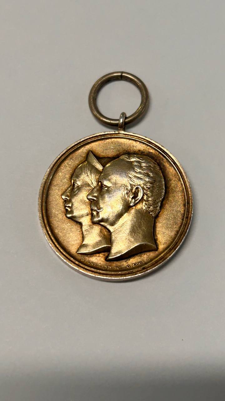 Свадебная медаль Саксония-Веймар 1842-1892, серебро